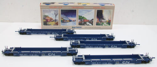 Walthers 932-3905 HO Canadian National 70' Thrall Double Stack Car Kit(Set of 5)