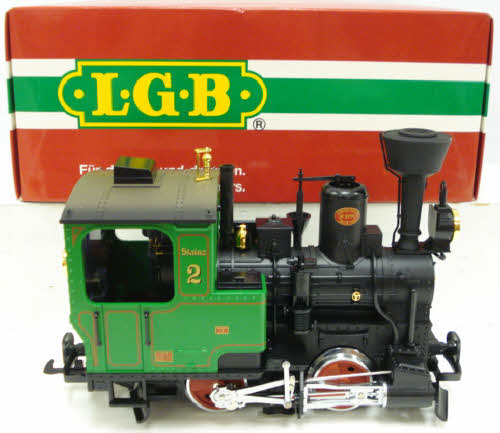 LGB 21211 G Scale 0-4-0 Green Stainz Steam Loco-RARE! EX/Box