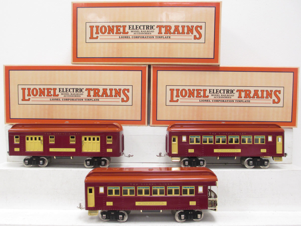 MTH 11-40037 Standard Gauge 309 Series Passenger Car Set (Set of 3) MT/Box