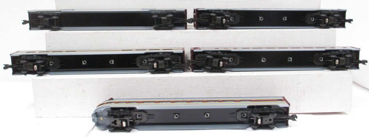 Weaver O Gauge Erie Lackawanna Aluminum 5-Car Passenger Set - 3 Rail LN/Box