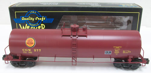 Weaver U4513LD O Chicago Great Western 50' Tank Car #275 (3 Rail) LN/Box