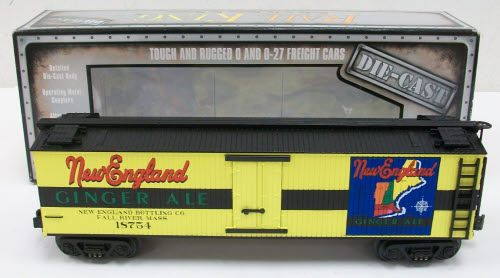 MTH 30-8635 New England Ginger Ale Die-Cast Reefer Car LN/Box