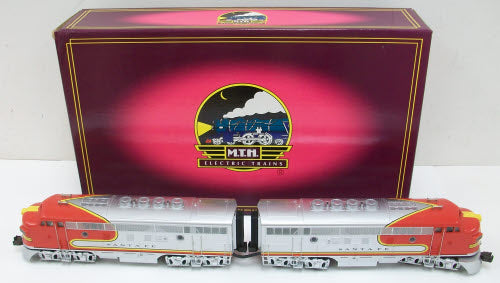 MTH 20-2153-1 O Gauge Santa Fe EMD F-3 AA Diesel Engine Set w/PS1 LN/Box