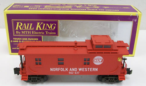 MTH 30-7704 O Gauge Norfolk & Western Caboose #562637 LN/Box