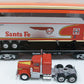 Lionel 6-52523 O Gauge LOTS 2008 Santa Fe Warbonnet Flatcar w/Trailer & Tractor LN/Box
