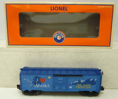 Lionel 6-29935 O Gauge I Love Alaska Box Car NIB