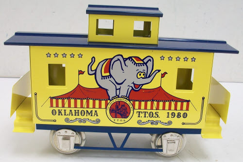 McCoy Standard Gauge TTOS 1980 Oklahoma Circus Caboose LN