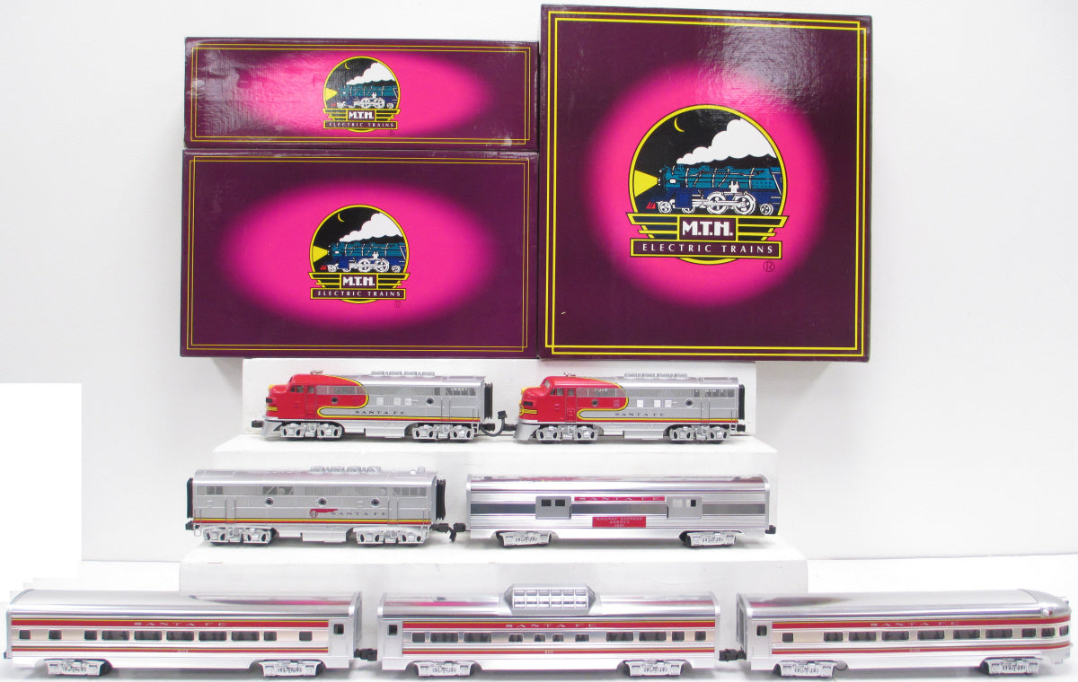 MTH 30-2153-1 Santa Fe El-Capitan Diesel Locomotive Set with PS EX/Box