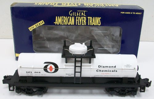 American Flyer 6-48413 S Gauge Diamond Chemicals Single Dome Tank Car LN/Box