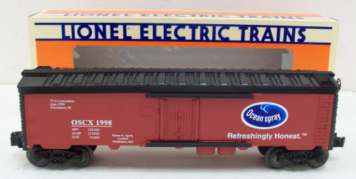 Lionel 1998 O Ocean Spray Reefer Car - Custom Decorated LN/Box