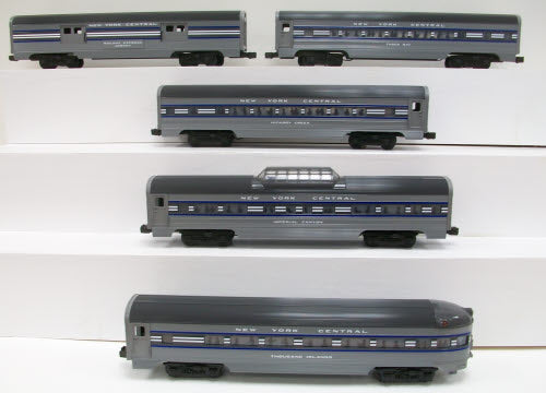 Weaver New York Central 5-Car Aluminum Passenger Set (3Rail) LN/Box