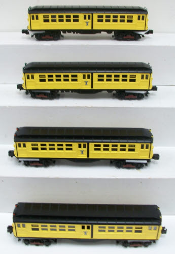 MTH 30-2758-1 O Metropolitan Work Train LO-V Subway Set w/PS 2.0 (Set of 4)
