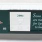 Lionel 6-36275 O Gauge 2004 Christmas Boxcar LN/Box