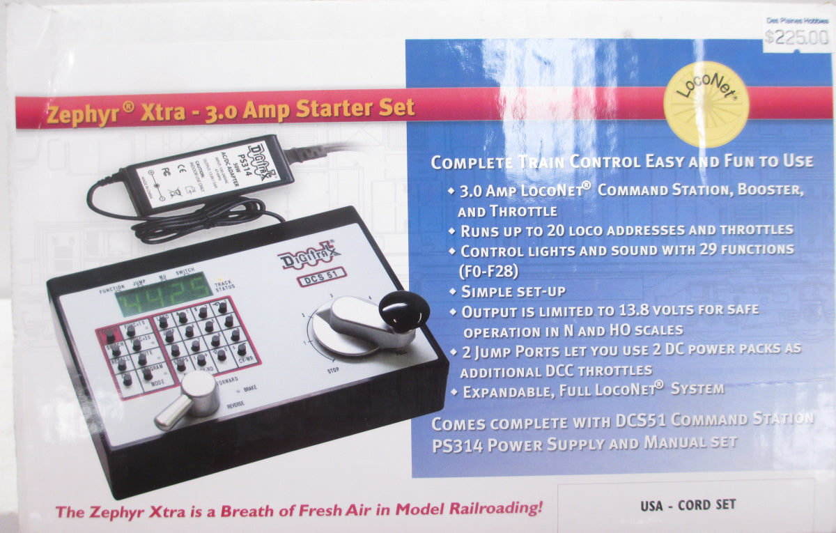 Digitrax ZEPX Zephyr Xtra Starter Set