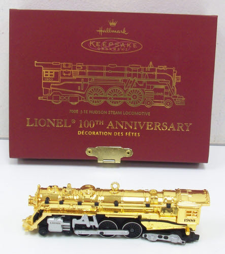 Hallmark QXI5261 Lionel100th Anni. 700E J-1E Hudson Steam Locomotive Ornament LN/Box
