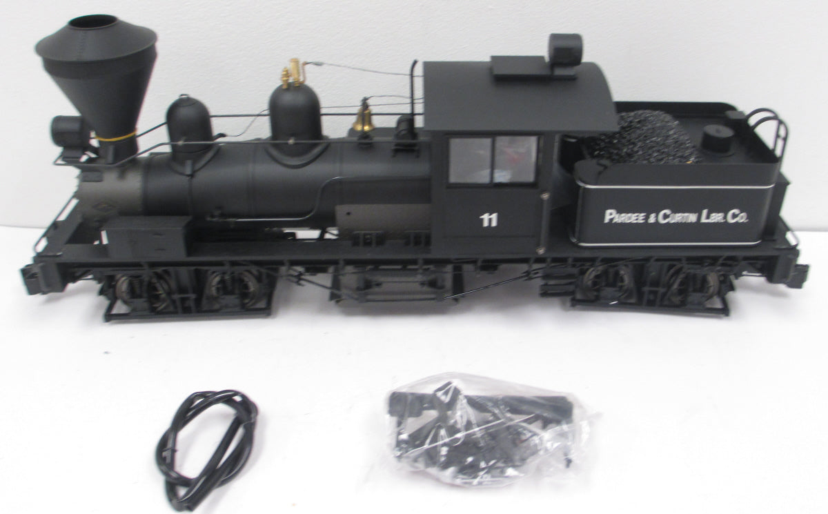 Bachmann 81196 G Pardee & Curtin Lumber Co. 2-Truck Shay Steam Locomotive #11 NIB
