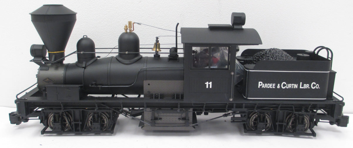 Bachmann 81196 G Pardee & Curtin Lumber Co. 2-Truck Shay Steam Locomotive #11 NIB