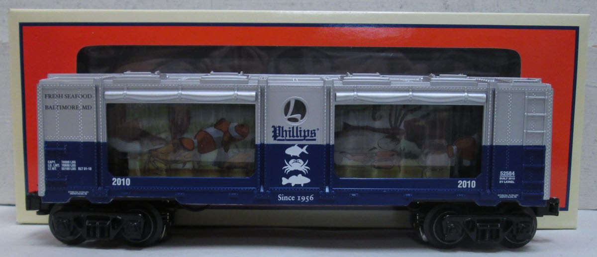 Lionel 6-52584 TCA Phillips Seafood Aquarium Car LN/Box