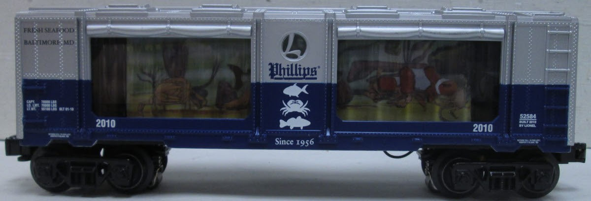 Lionel 6-52584 TCA Phillips Seafood Aquarium Car LN/Box