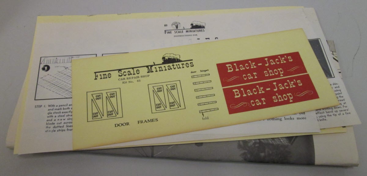Fine Scale Miniatures 65 HO Scale 