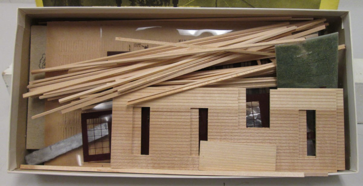 Fine Scale Miniatures 65 HO Scale "Old Time" Car Repair Shop Laser-Cut Kit