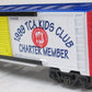 K-Line k641-9025 O Gauge TCA Charter Membership Kids' Club Car LN/Box