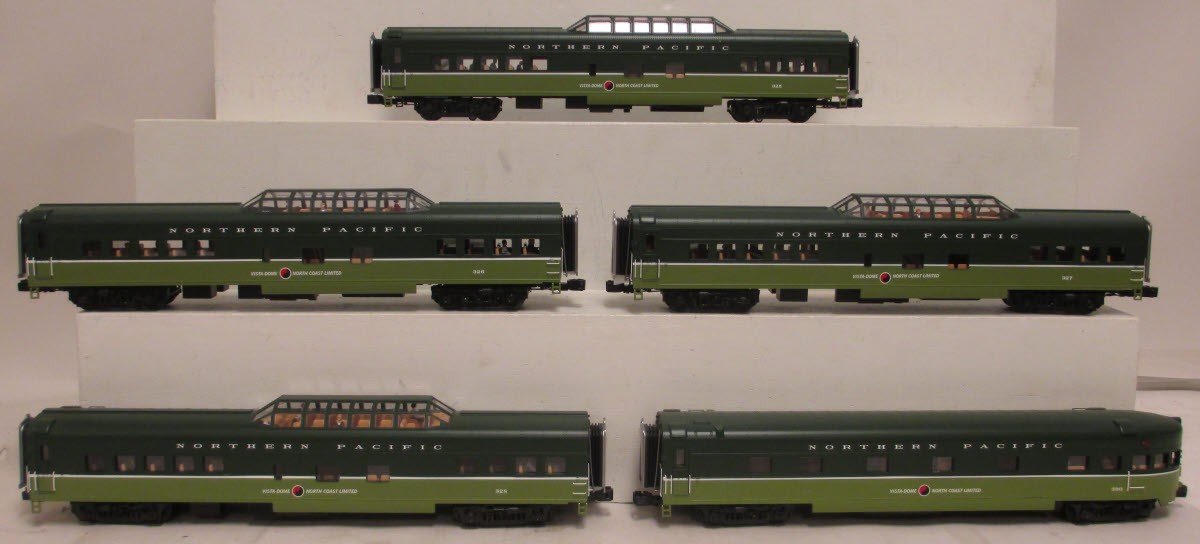 MTH 20-65238 Northern Pacific 5-Car 70' Smooth Passenger Set - RARE! NIB