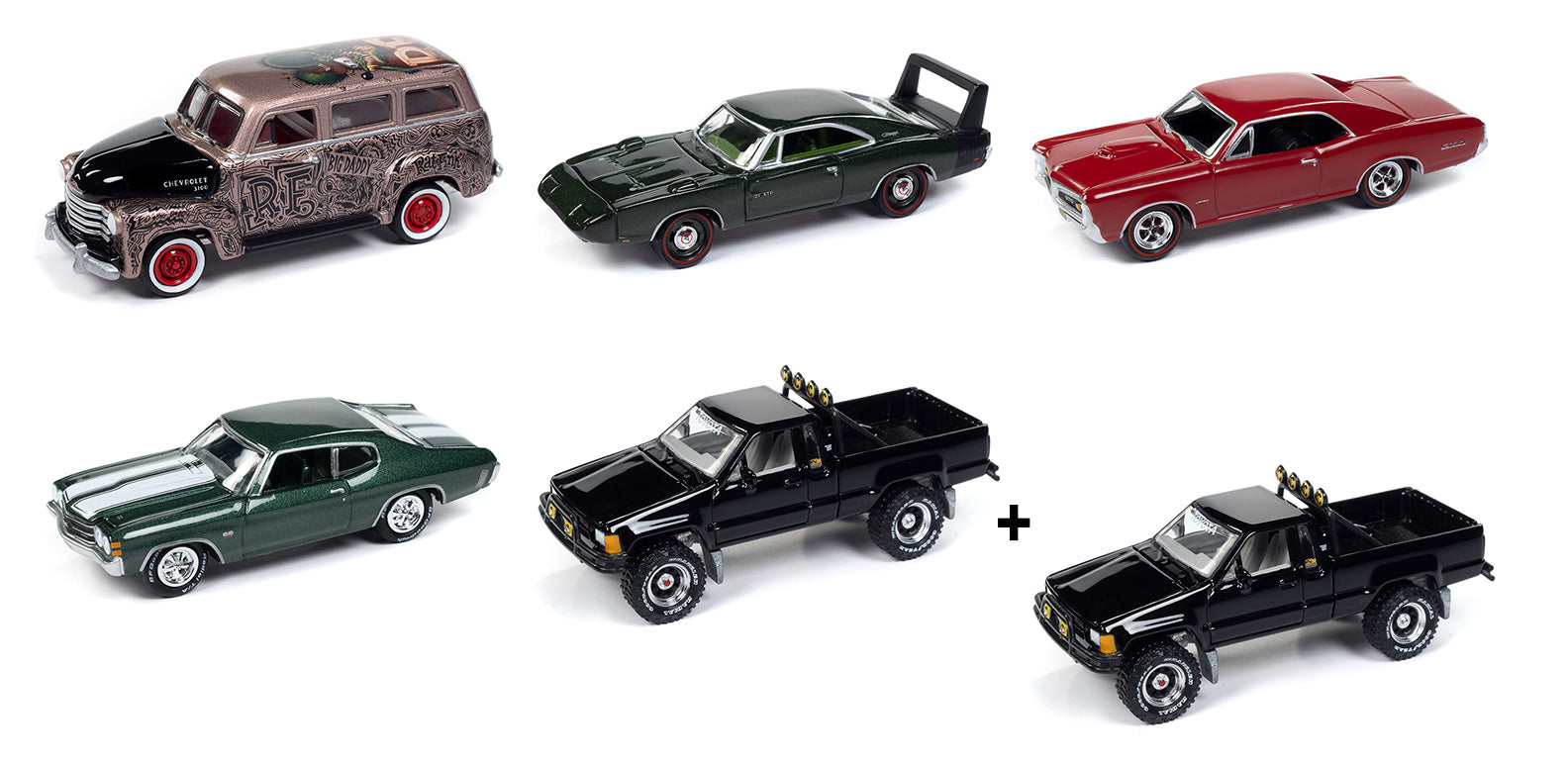 Johnny Lightning JLPC014-CASE 1:64 Pop Culture 2024 Release 1 (Set of 6)