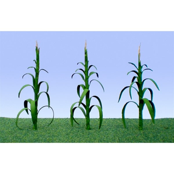 JTT Scenery Products 95553 O Scale 2" Height Corn Stalks (Pack of 28)