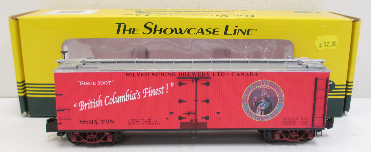 S-Helper 01954 S Gauge Silver Springs Reefer Car #708 LN/Box