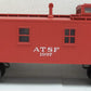 MTH 20-7703 O Gauge AT&SF Long Woodside Lighted Caboose #1997 NIB