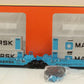 Lionel 6-36919 O Gauge Maersk Double Stack 2-Car Set #250133 & #250134 LN/Box