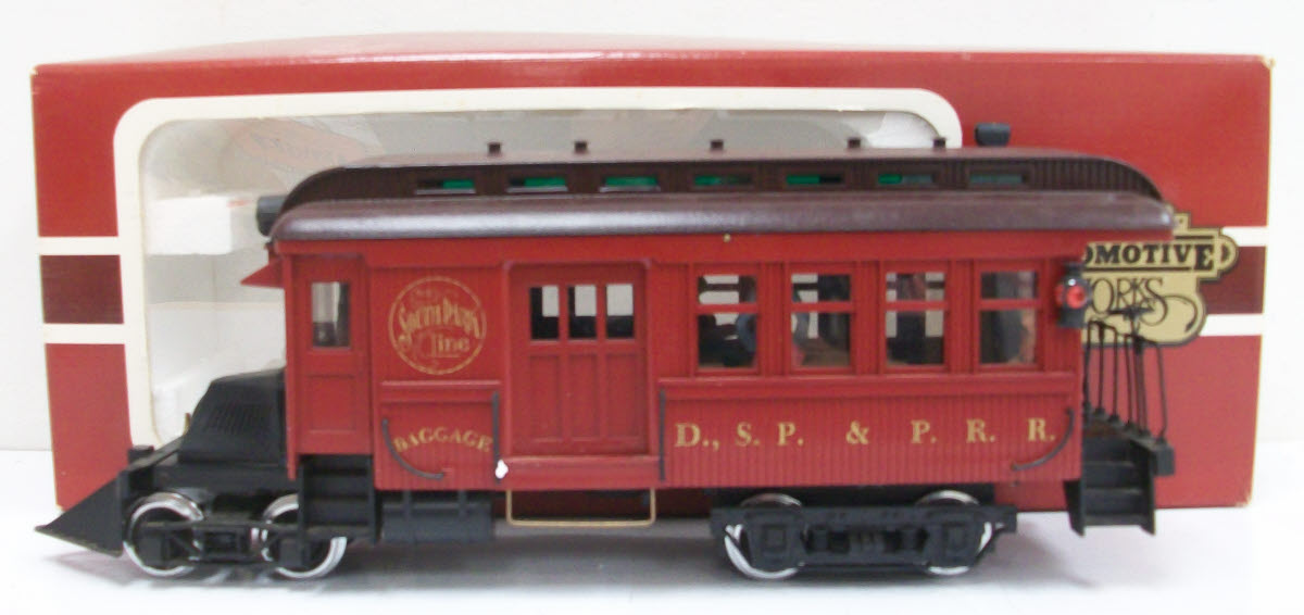 Delton 2264-R G Scale DSP&PRR Mack Rail Bus NIB