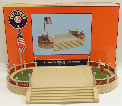 Lionel 6-34116 Standard Gauge Illuminated Terrace (Late Version) EX/Box