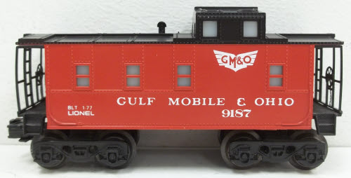 Lionel 6-9187 O Gulf, Mobile and Ohio Lighted Caboose LN/Box