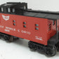 Lionel 6-9187 O Gulf, Mobile and Ohio Lighted Caboose LN/Box