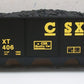Lionel 6-16406 O Gauge CSX 4-Bay Hopper with Coal Load