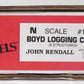 JV Models 1018 N Scale Boyd Logging Camp