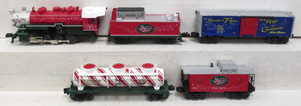 Lionel 6-30164 Santa's Flyer Christmas O Gauge Steam Train Set MT/Box