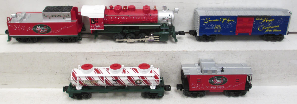 Lionel 6-30164 Santa's Flyer Christmas O Gauge Steam Train Set MT/Box