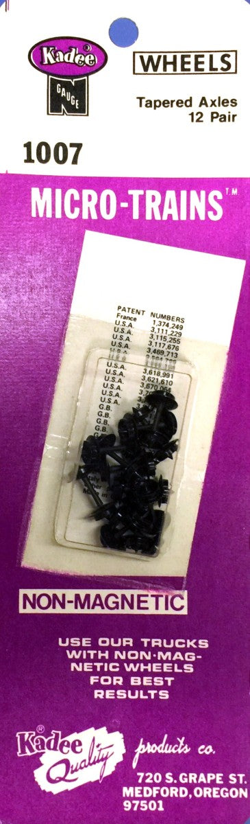 Kadee 1007 N Non-Magnetic Wheel Set