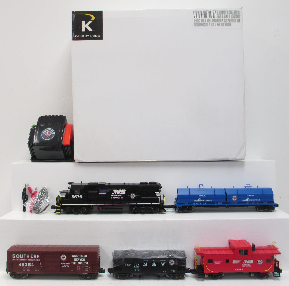 Lionel K-Line 6-21130 O Gauge Norfolk Southern Safety Diesel Train Set NIB