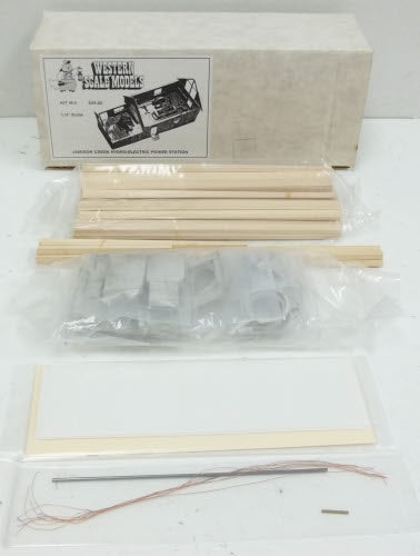 Western Scale M-5 O Jamison Creek Hydro-Electric Power Station Model Kit