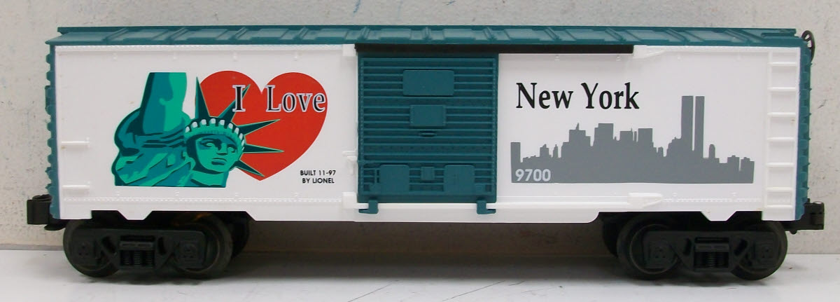Lionel 6-19949 O Gauge I Love New York Boxcar #9700 LN/Box