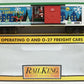 MTH 30-79141 Christmas Operating Box Car w/Signal Man LN/Box