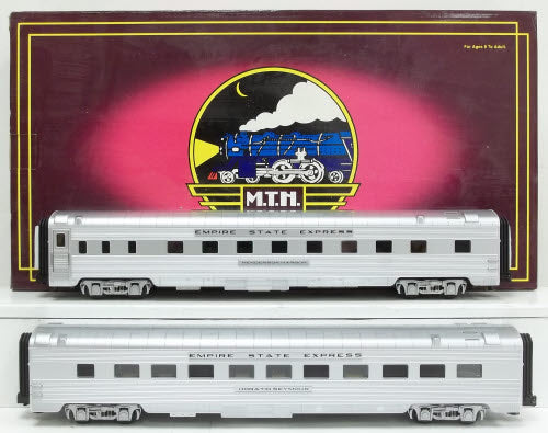MTH 20-66020 O NYC 70' Streamlined Sleeper/Diner Passenger Car Set (Set of 2) LN/Box