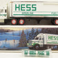 Hess 1987 Semi-Truck Gasoline Fuel Oils Toy Truck Bank W/Green Barrels