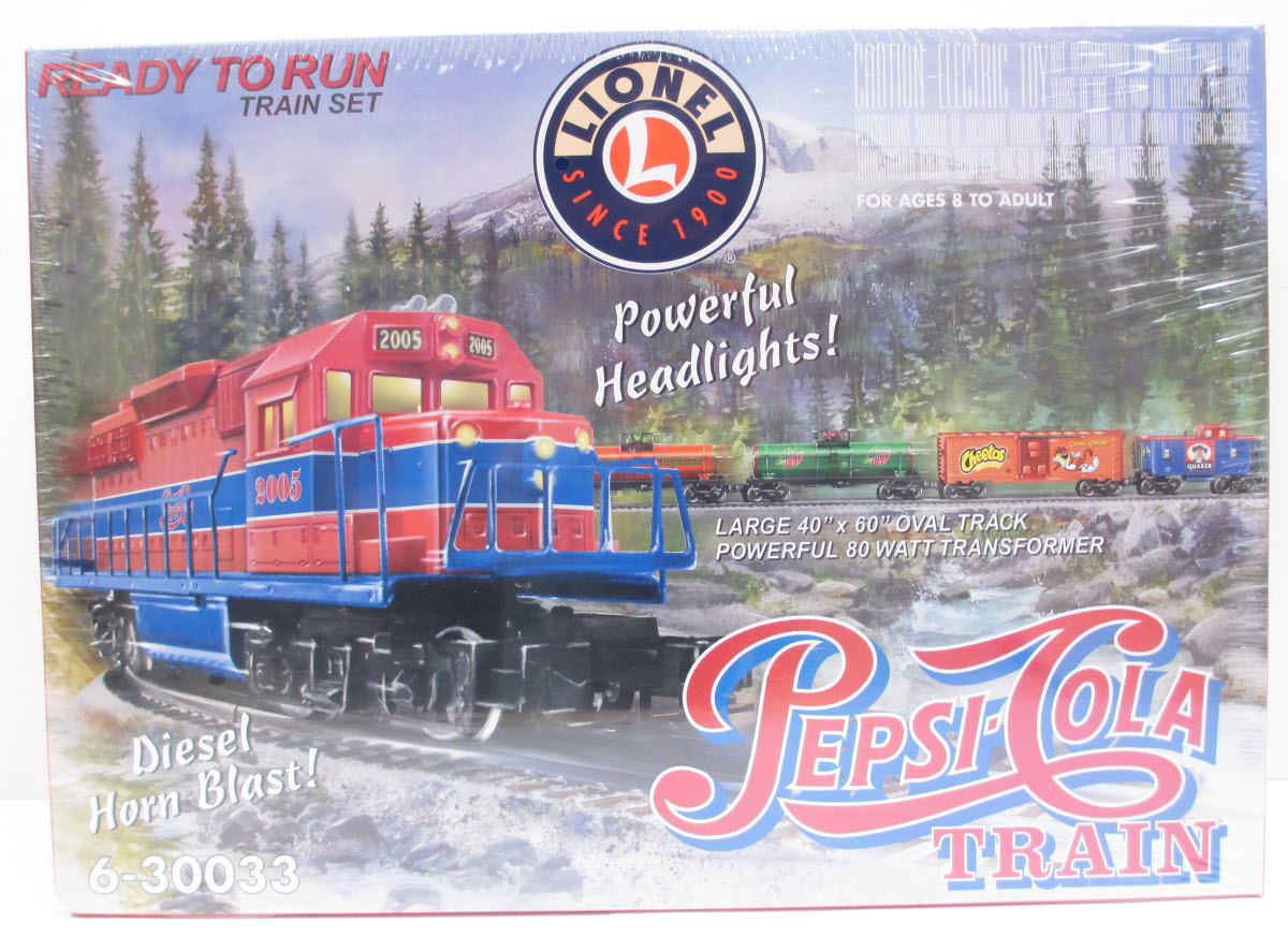Lionel 6-30033 Pepsi-Cola O Gauge Diesel Train Set MT/Box