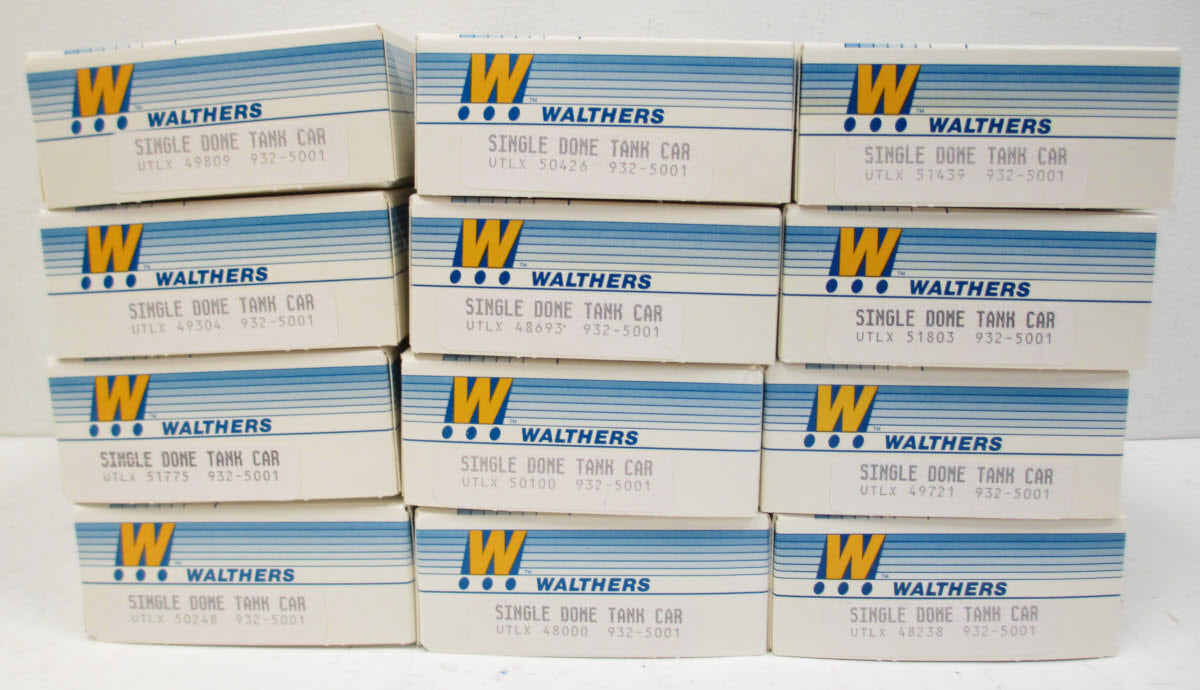 Walthers 932-70 HO Scale Union Tank Car Company 12-Car Set