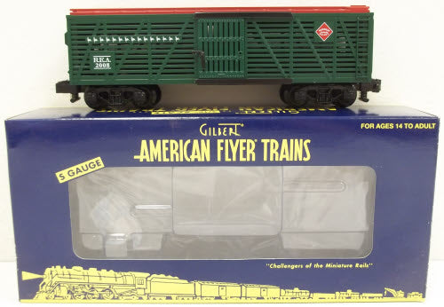 American Flyer 6-48375 S Gauge Christmas Stock Car w/Reindeer #2008